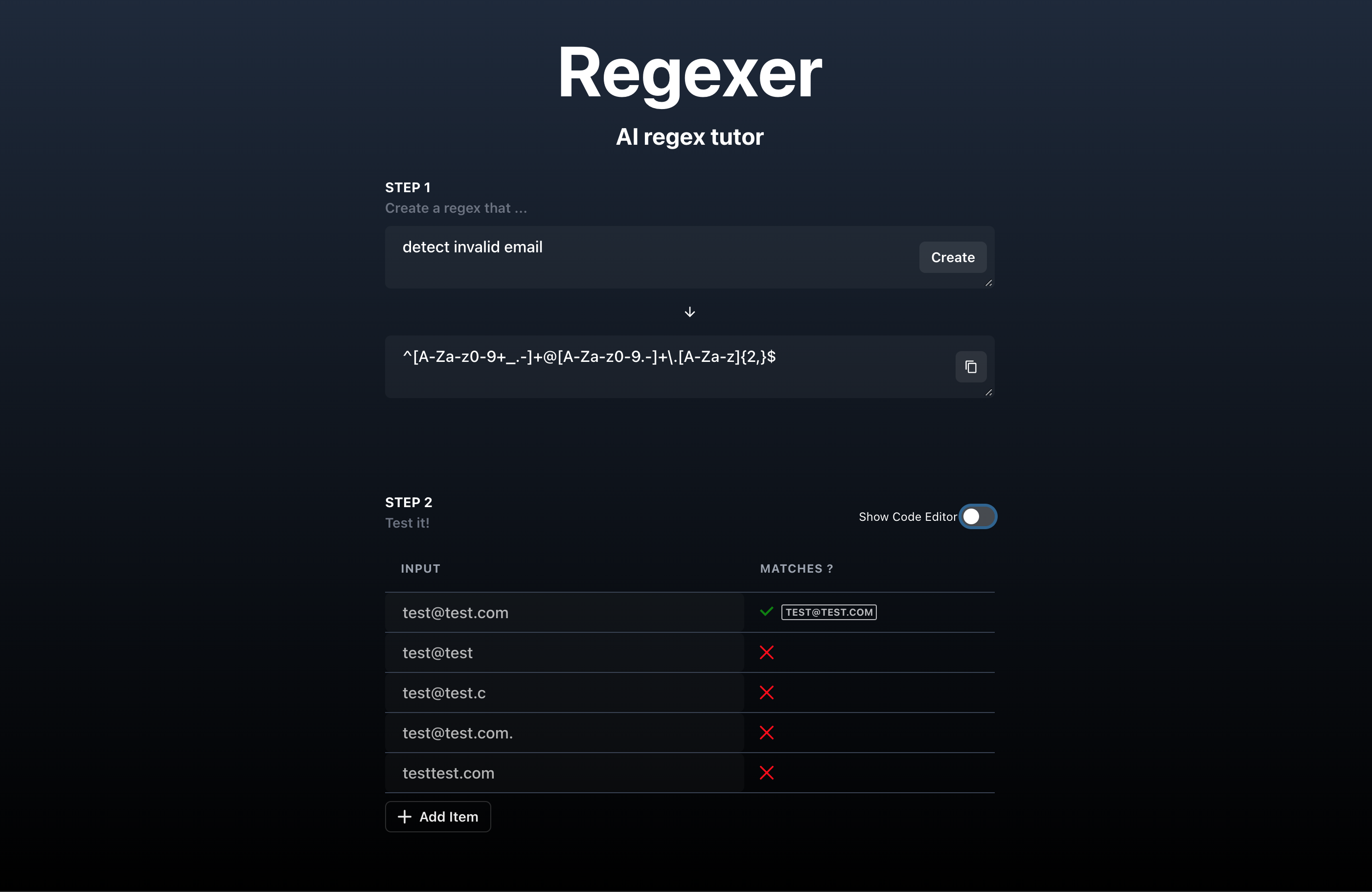 Regexer